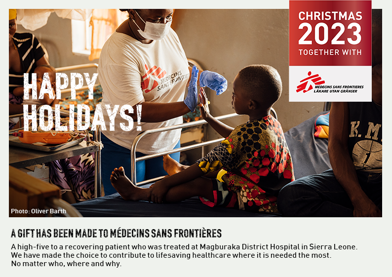 Digital Christmas Cards Doctors Without Borders 2023