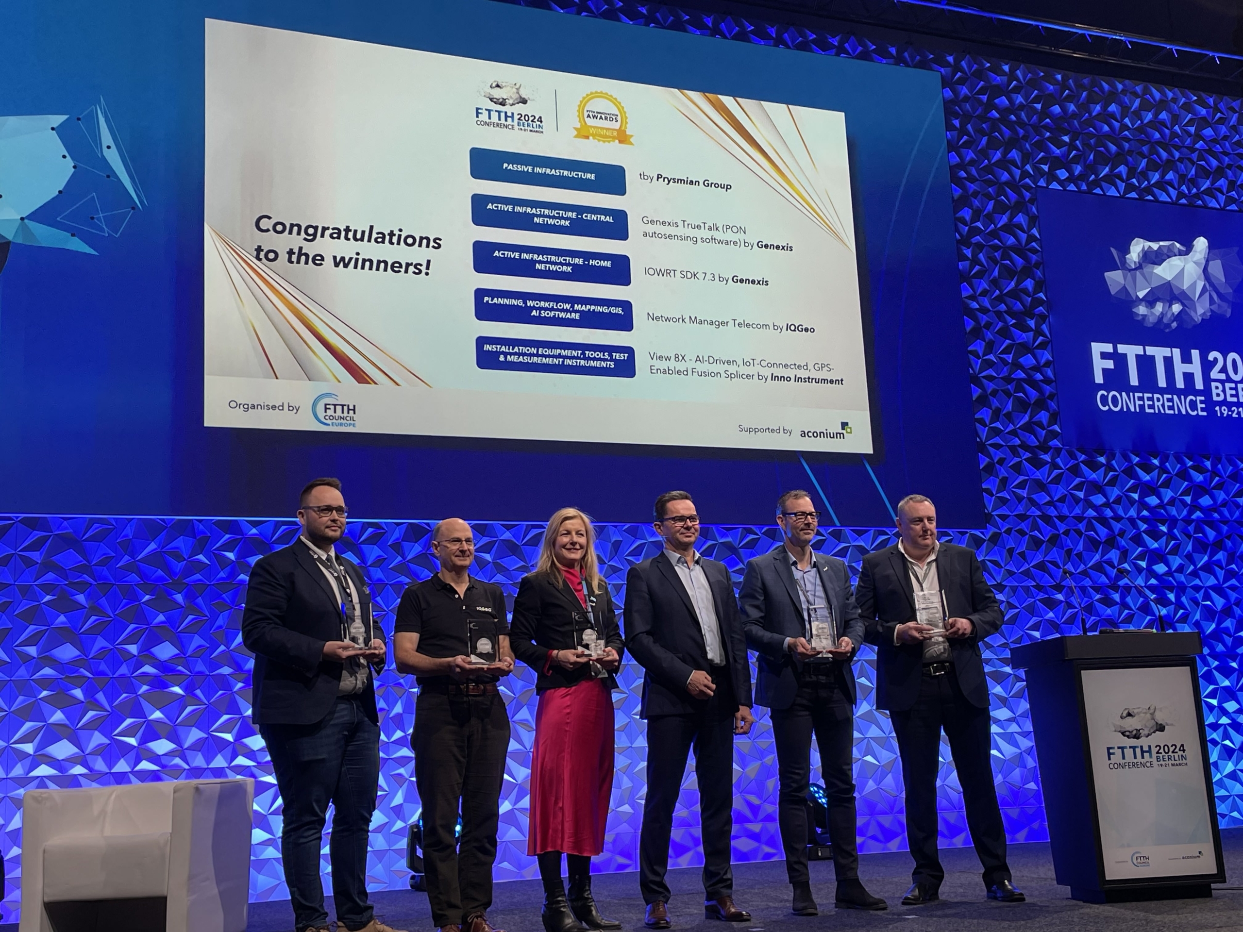 FTTH 2024                            innovation awards ceremony