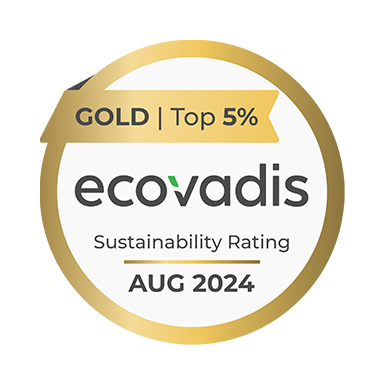 Ecovadis Gold Top 5% logo 2024